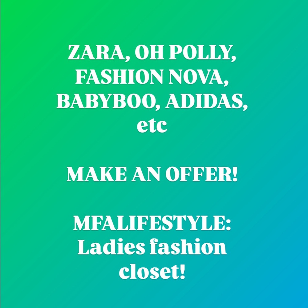 COPY - SALE! ZARA Fashion nova Oh Polly Adidas BabyBoo